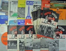 1958/59 Manchester United home football programmes complete season plus incomplete season away