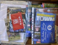 Collection of 2003/04 Shrewsbury Town football programmes (Nationwide Conference) homes and away,