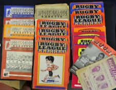 Collection of Rugby League Gazette magazine from 1955 onwards to incl 4x 1955 Vol. 2, 7x 1955 Vol.