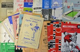 Assorted 1960s football programme selection includes a mixture of clubs with some interesting