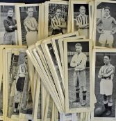 Large Selection of Topical Times Football Trade Cards panel format, all appear in black and white,