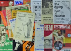 Selection of Scottish football programmes including big match, friendlies, minor cup