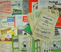 Collection of Bradford Park Avenue football programmes from 1955-1970 mainly homes, some aways, a