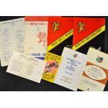 Collection miscellaneous British Lions memorabilia from 1962 onwards to incl 1962 "Shell" South