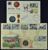 2x Alf Ramsey Signed 1966 World Cup First Day Covers to include 'Special Commemorative issue'