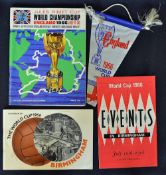 1966 World Cup Tournament programme also includes 1966 World Cup Pennant, 1966 World Cup Events in