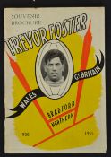 1955 Bradford Northern the Rugby League Souvenir Benefit Brochure for Trevor Foster (1938-1955
