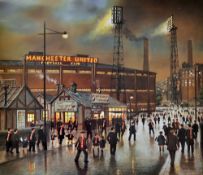 2x Manchester United Limited Edition Colour Prints to include 'Manchester United's Classic Treble