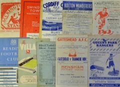 1950s Assorted football programmes to include 1948 Accrington Stanley v Oldham Athletic, 1955