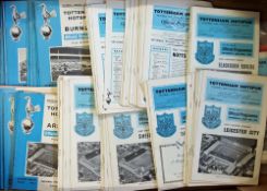 Collection of 1960s onwards Tottenham Hotspur home football programmes to include 1963/64 (23),