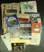 Assorted selection of 1970s onwards European Competition football programmes includes homes and