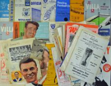 Assorted Selection of 1950s onwards football programmes includes 1966/67 Shrewsbury Town v West