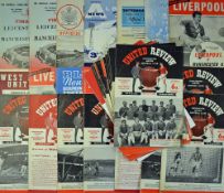 1962/63 Manchester United home football programmes complete season plus incomplete season away