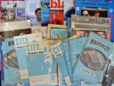 1960s Onwards Manchester City football programme selection a varied content, includes 1957 S.V.
