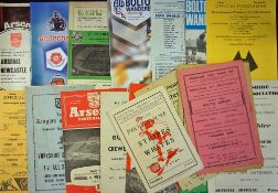 Assorted selection of 1950s onwards football programmes to include 1948/49 Gainsborough Trinity v