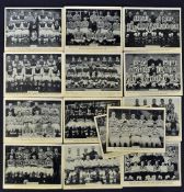 Collection of 1930's black & white football team cards to include Arsenal, Aston Villa, Charlton