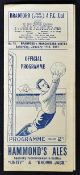 Rare 1946/47 Bradford Park Avenue v Manchester United FA Cup football programme date 11 January,