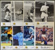 Collection of 'Autographed Editions' footballer autograph prints signed with pen marker to the lower