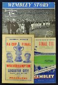 1949 FA Cup Final Wolverhampton Wanderers v Leicester City football programme plus souvenir 4 page