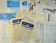 Manchester City Reserve football programme collection 1951 onwards mainly modern, excellent