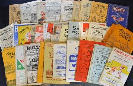 Collection of rugby league club programmes from 1947 onwards, mainly 1950's, variety of clubs and