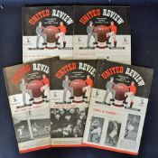 1949/50 Manchester United home football programmes to include v Chelsea, Burnley, Newcastle