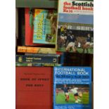 Football Book Selection includes International Football Book no 9, 32,34, Scottish Football Book