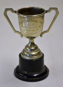 1947-48 Liverpool County Football Combination Division II Champions Trophy engraved 'Everton 'B'