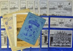 1950s Watford Football programmes predominantly homes, appears incomplete, includes aways such as