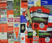 1967/68 Manchester United home football programmes to including Spurs (Charity Shield), Manchester