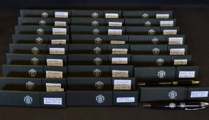 Manchester United VIP Member Official Pen selection all 2010/2011 season in presentation boxes and