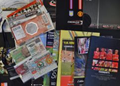 Manchester United Big Cup Match football programme selection includes Community Shield and League
