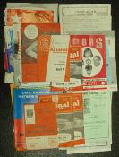 Assorted selection of 1960s-70s Friendly and Testimonial football programmes a variety of fixtures