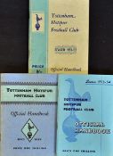 1950 onwards Tottenham Hotspur Official Handbooks for seasons 1951/52, 1952/53 and 1953/54 (3) Good