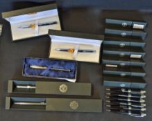 Manchester United VIP Member Official Pen selection most with presentation boxes to include Chrome