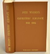 1893 Wisden Cricketers' Almanack - Willows soft back reprint publ'd 1992 in brown gilt cloth