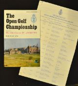 1970 Open Golf Championship official programme - played at St Andrews and won by Nicklaus (2nd