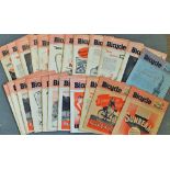 Collection of 1942 wartime bicycling magazine's - to include 1942 "The Bicycle" January 7th Vol.13