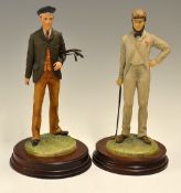 2x Well known golfing figures to include Golfing Legends Series "The First Open Champion" Willie