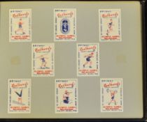 1956 Melbourne Olympic Games - a complete collection of 40x Brymay "Red Head" Australia Safety