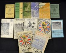 Collection of British League of Racing Cyclists Handbooks and Programmes from 1944 onwards plus 3x