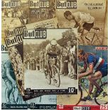 Collection of BUT sports magazines from 1946 to 1949 with emphasis on Tour De France to incl 1x