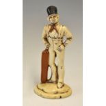 Dunhill Victorian Era Sports Series Cricket figure - made for Dunhill "For Men" Fragrance stamped on