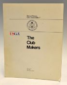 USGA - "The Club Maker's" 3rd edition c/w original wrappers published by USGA Far Hills, New