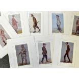 Set of 8 Vanity Fair Prints of Famous Golfers - issued by the golfing Antiquary's Company and
