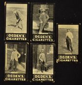 5x Ogden's Tabs General Interest golf cards to include Ben Sayers (240), James Braid (Printed John