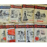 Collection of 1946 and 1947 "Cycling" magazines to incl 13x Vol. CX11 no. 2893 to 2917 and 8x 1947