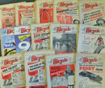 Collection of 1954 and 1955 bicycling magazine's - to include complete run "The Bicycle" 1954 Vol.37