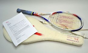 Rare 1994 Steffi Graf's Wilson Pro Staff Classic Lite tennis racket used by her at Wimbledon -