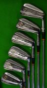 An exceptional set of mint and unused 11x Ben Hogan 35th Anniversary Legend irons still bearing